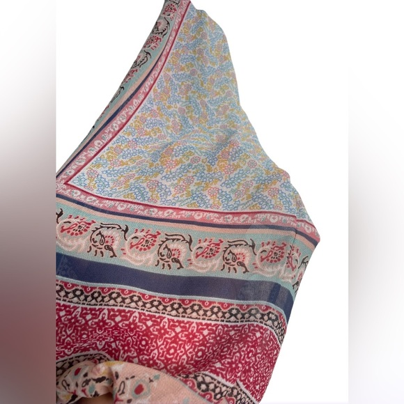 Bowerbird Andree by Unit - Printed Balloon Sleeve Top M - Picture 5 of 7